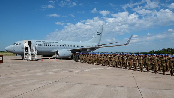 New Argentine peacekeeping contingent of Blue Helmets left for Cyprus
