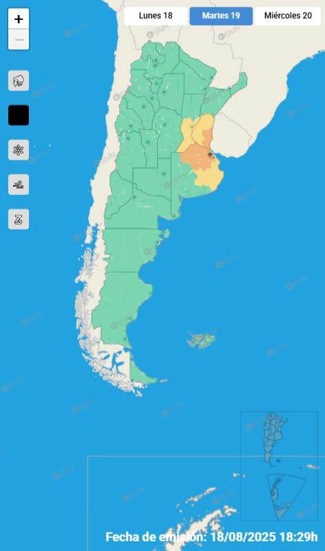 lluvias alerta