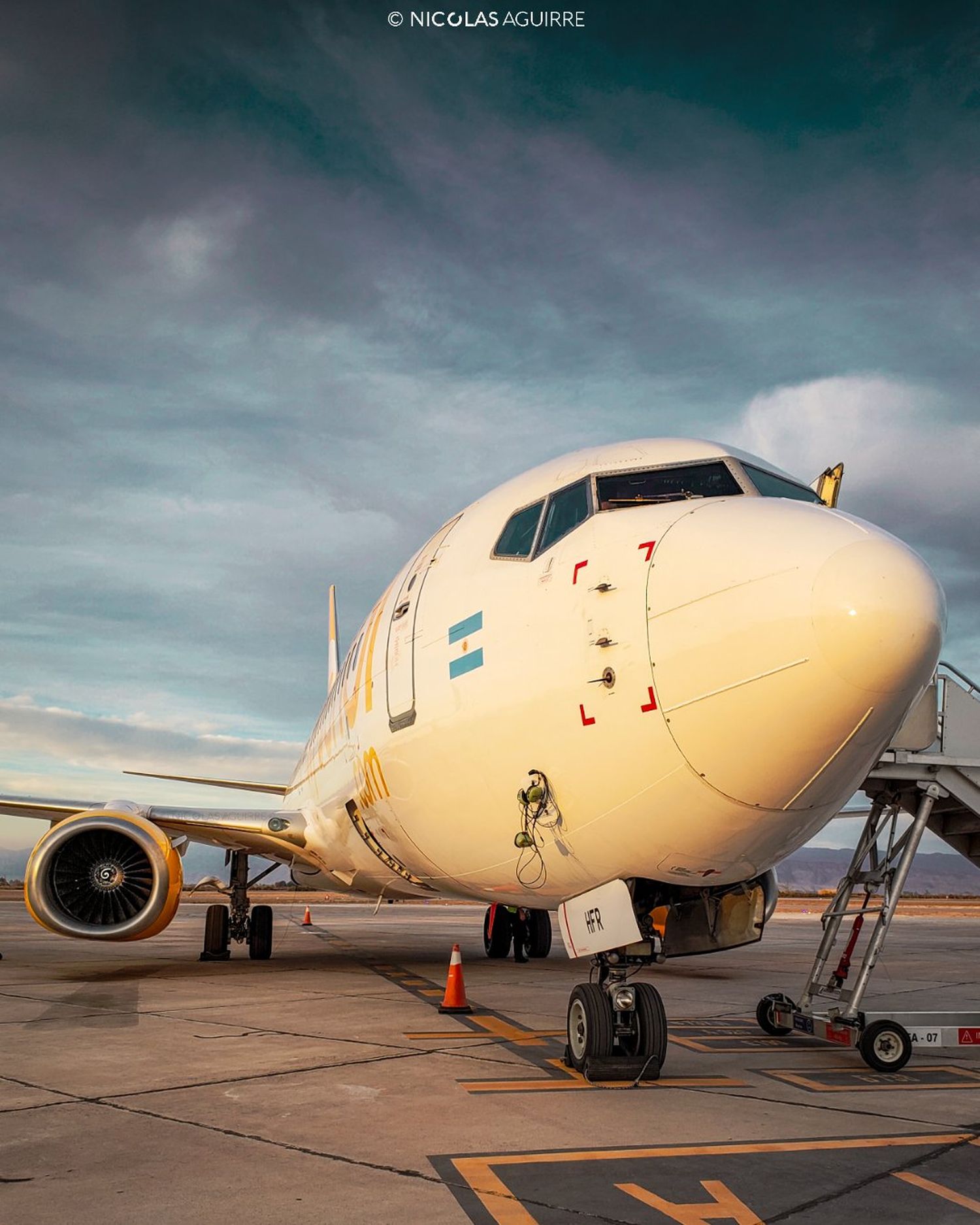 [Fotogalería] Primera operación de Flybondi en San Juan