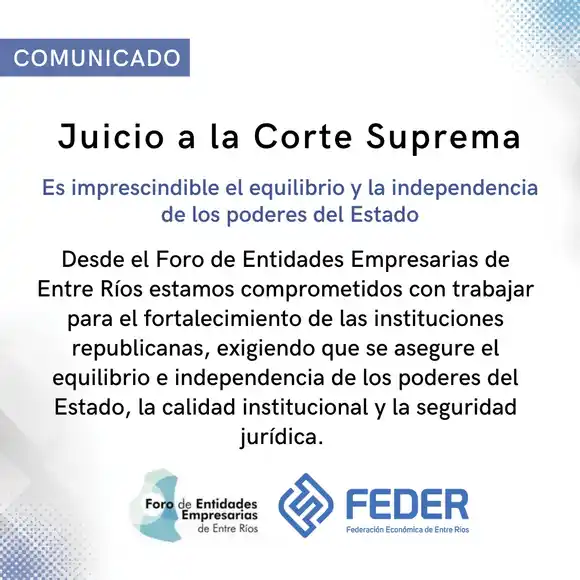 Es imprescindible el equilibrio y la independencia de los poderes del Estado