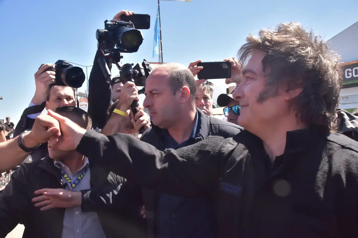 Milei en Expoagro: “Queremos eliminar el cepo y las retenciones para siempre”