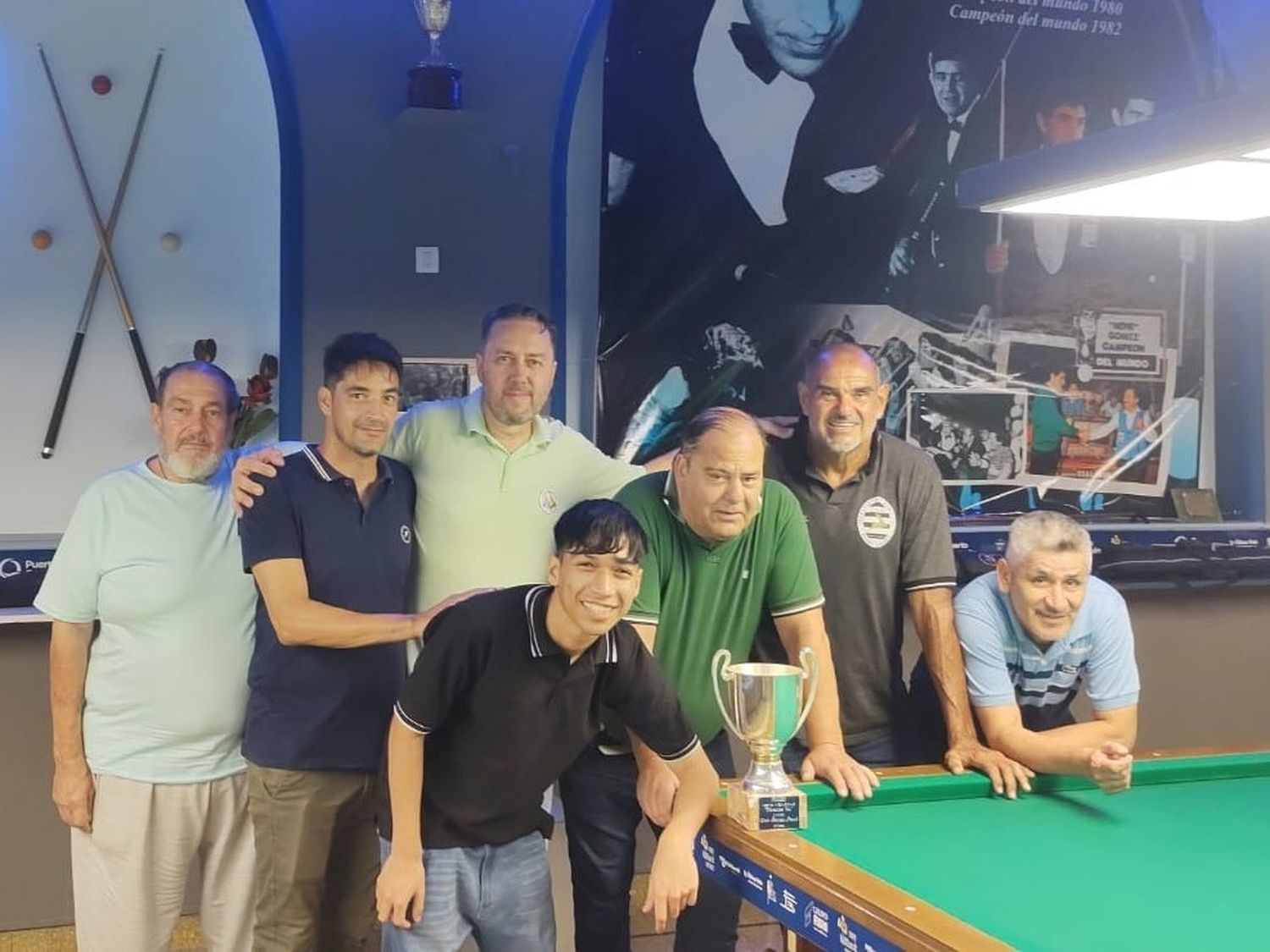 Ganadores. Los participantes que llegaron desde Viedma