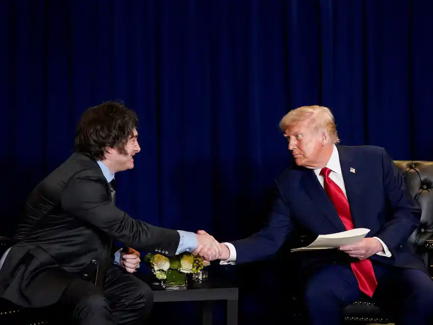 Milei se reunió con Trump en Estados Unidos.