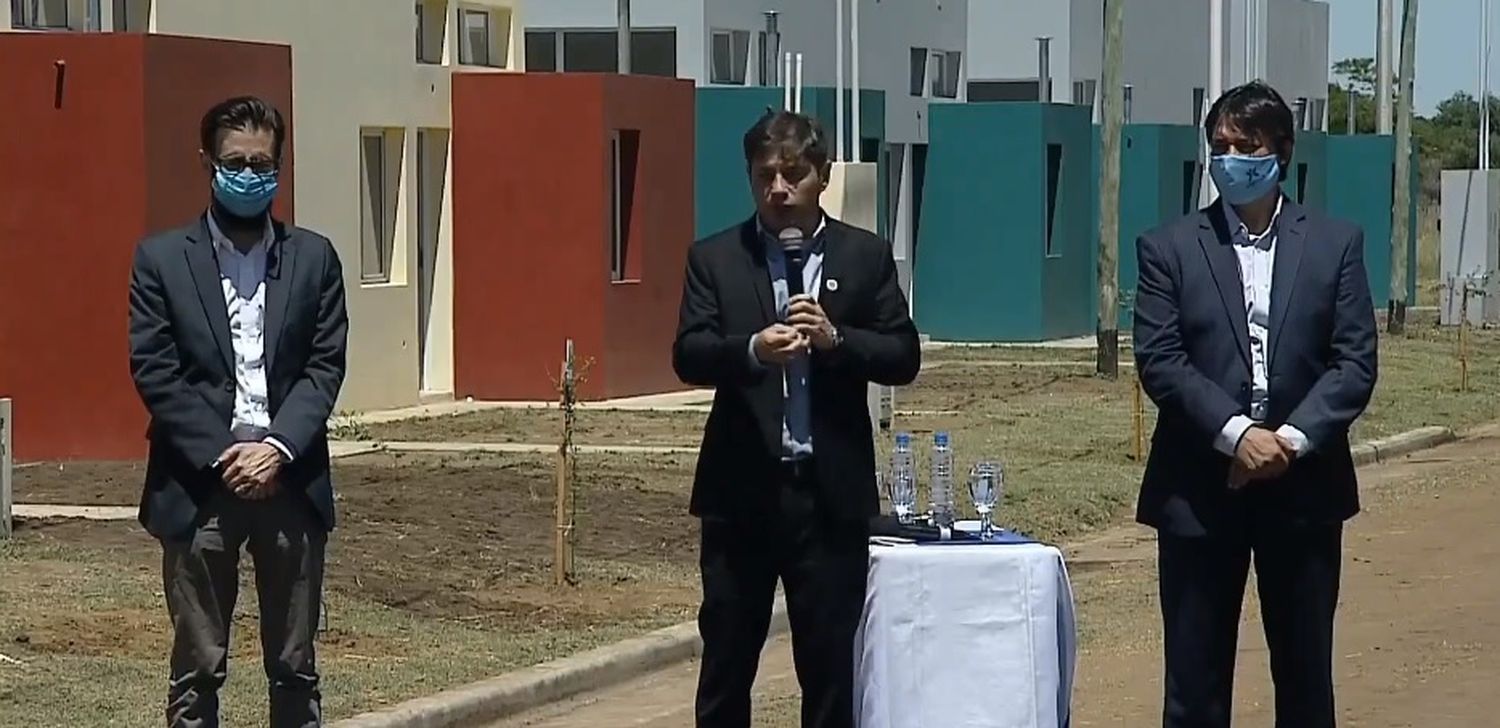 Kicillof en Daireaux: “Nos hemos propuesto hacer más de 10 mil viviendas el año que viene en toda la Provincia”
