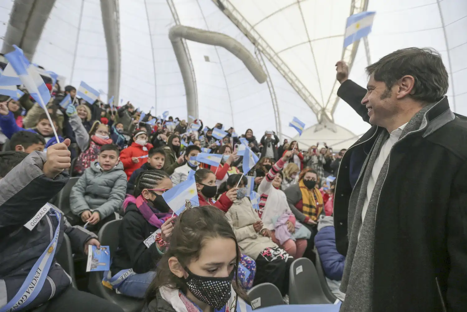 Kicillof defendió el lenguaje inclusivo y llamó a los jóvenes a que "hablen como quieran"