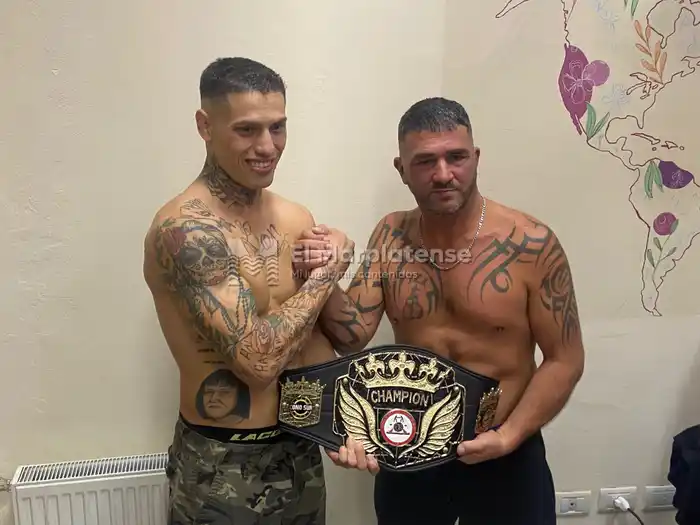 Gustavo Domínguez Chamorro y Siru Acosta - Boxeo Pesaje