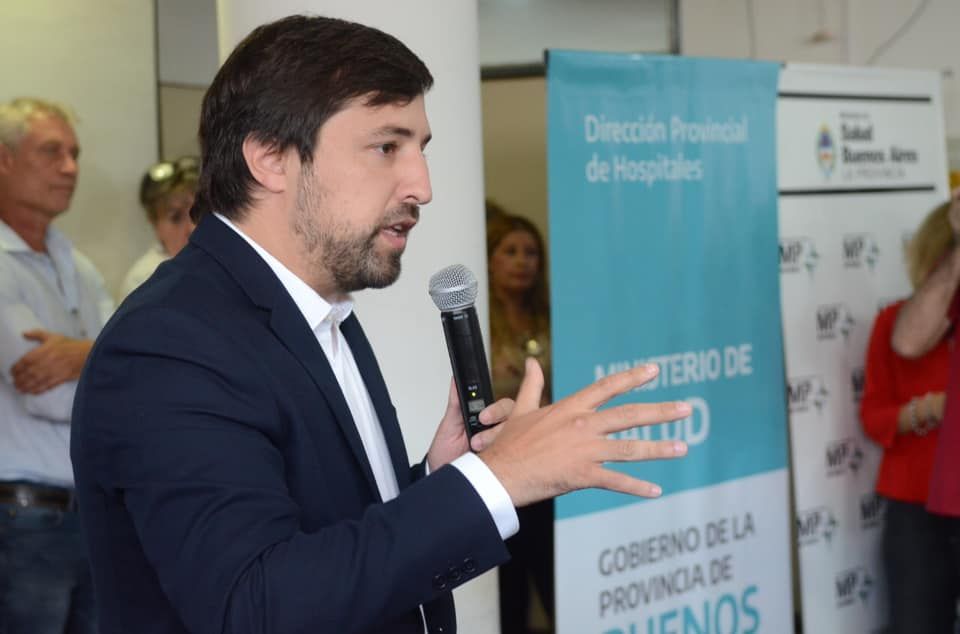 Nicolás Kreplak encabezó la convocatoria al acto.