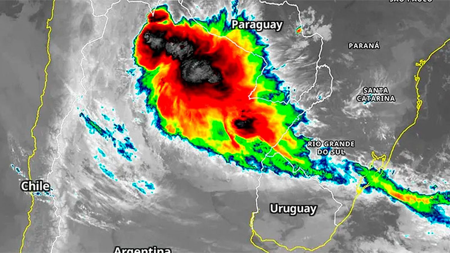 Se potencia gran núcleo de inestabilidad: alerta por tormentas en 7 provincias