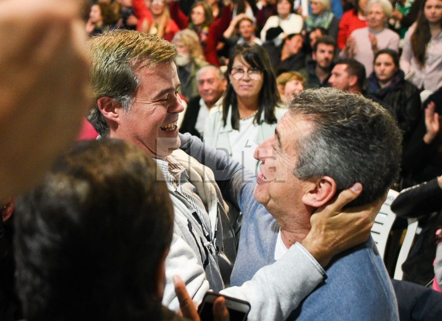 Piaggio y Urribarri, juntos en el lanzamiento de Unidad Ciudadana en Gualeguaychú en el 2018.