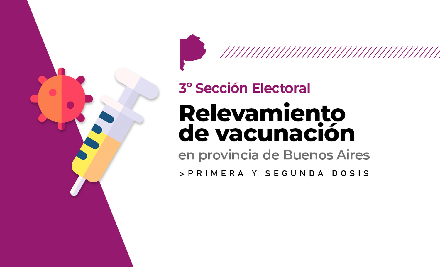 Esquemas completos Covid: En la tercera sección Ensenada encabeza vacunación con el 91% y La Matanza va último con el 64% 