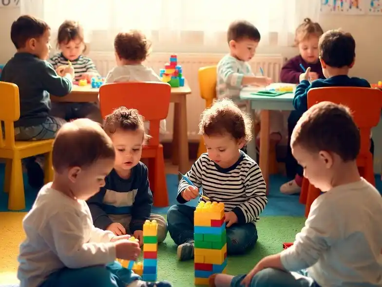 Mientras sondean el interés de las familias, analizan si los jardines de infantes cuentan con los recursos para recibir a niños de un año de edad. Imagen creada con IA (Grok)