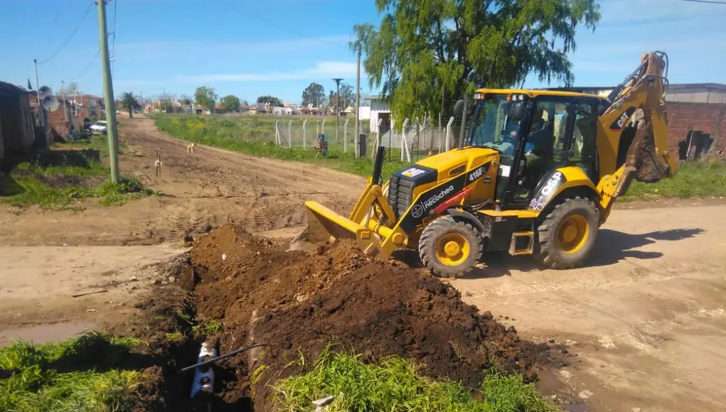 Realizaron trabajos en la red de agua potable