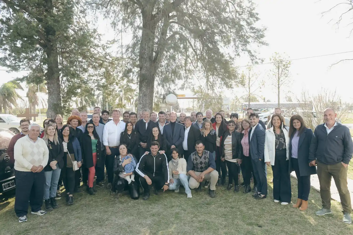 Adán Bahl y Gustavo Bordet, visitaron Don Cristóbal 2do