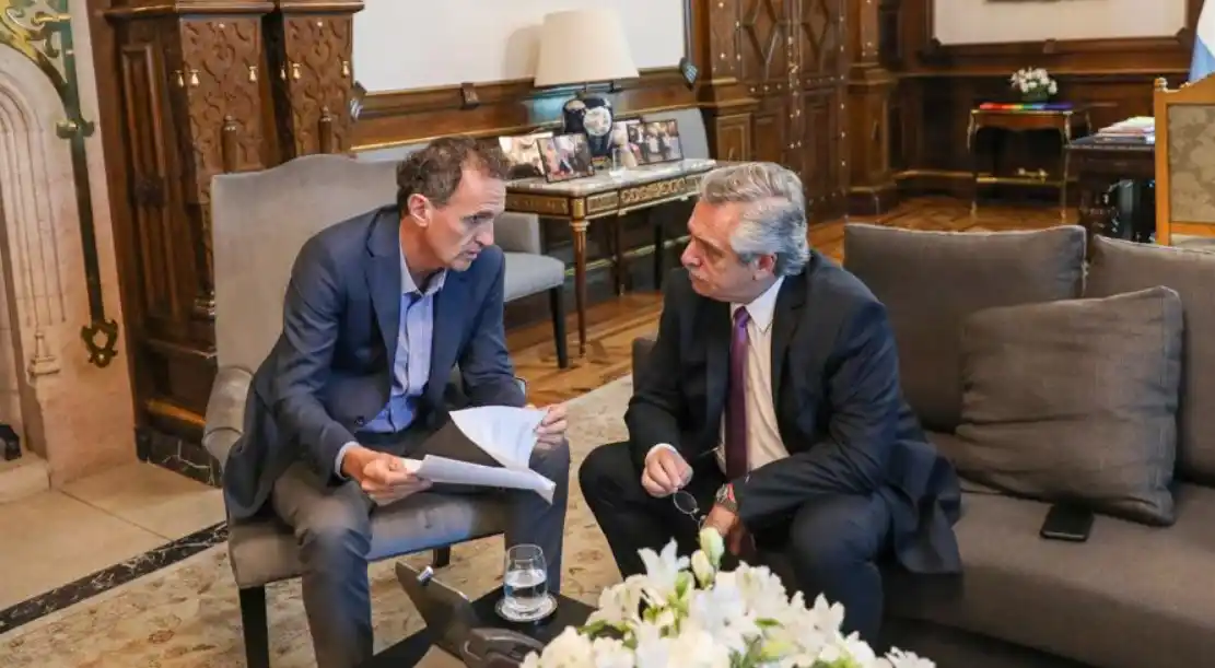 Obras con 343 municipios de todo el país: El presidente recibió a Katopodis para el arranque de "Argentina hace"