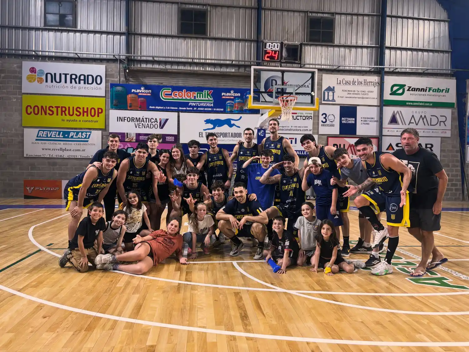 La Fiebre y otra gran victoria en casa para seguir avanzando en la tabla. Foto: Prensa Centenario