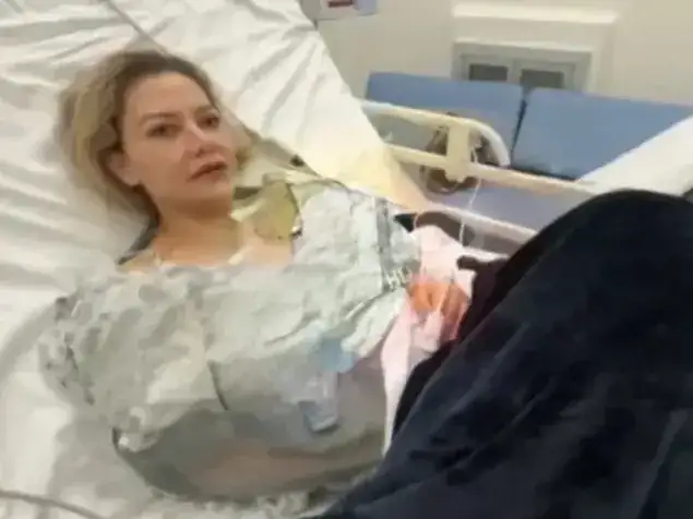 Beller, internada en un hospital de Bolivia.