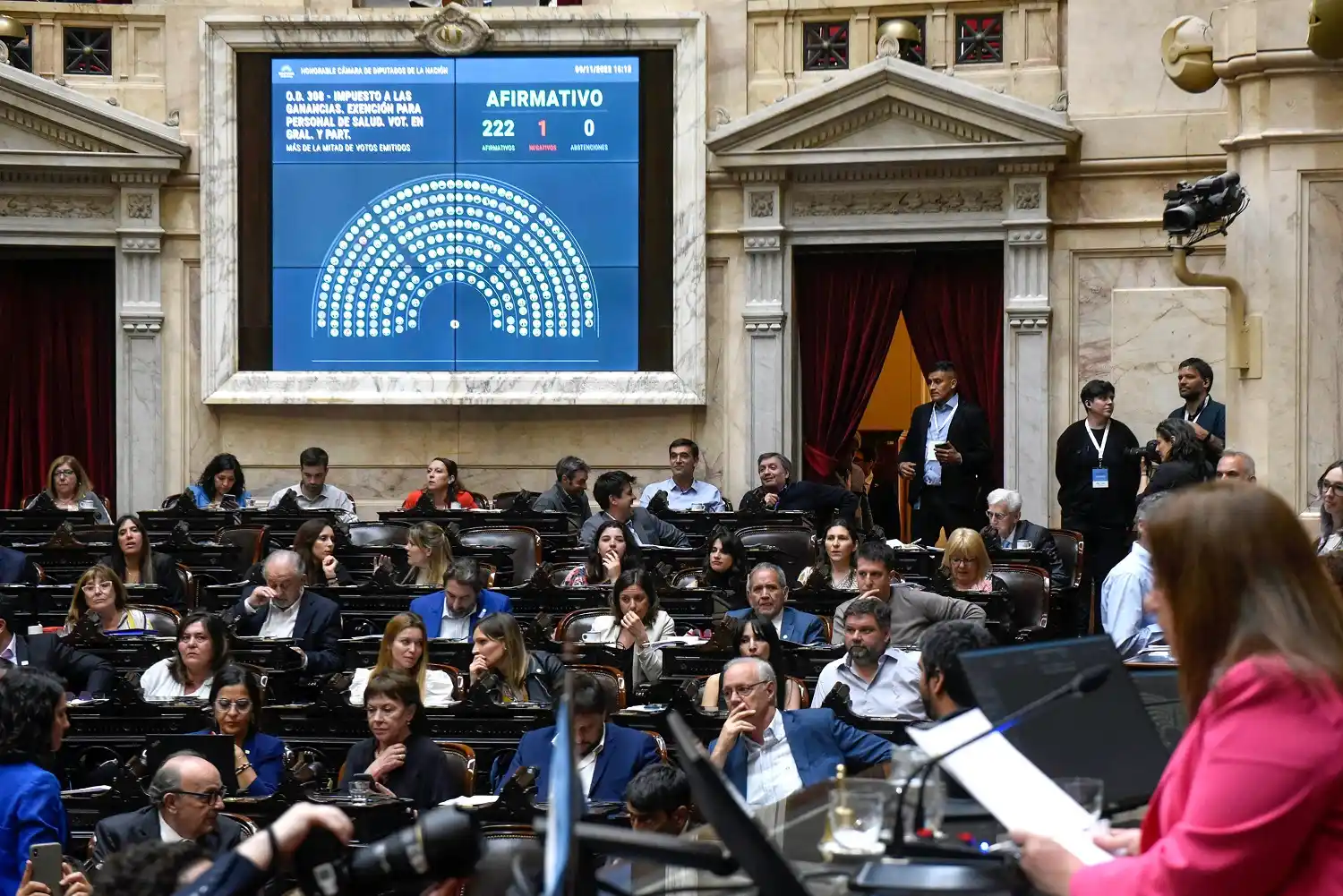 La Cámara de Diputados aprobó la eximición de Ganancias al personal de Salud.