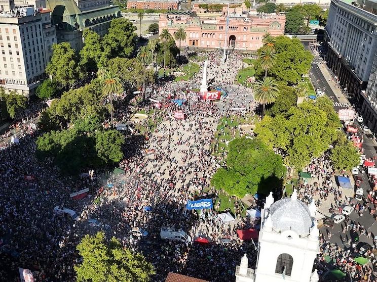La marcha se replicó este sábado en diferentes puntos del país.
