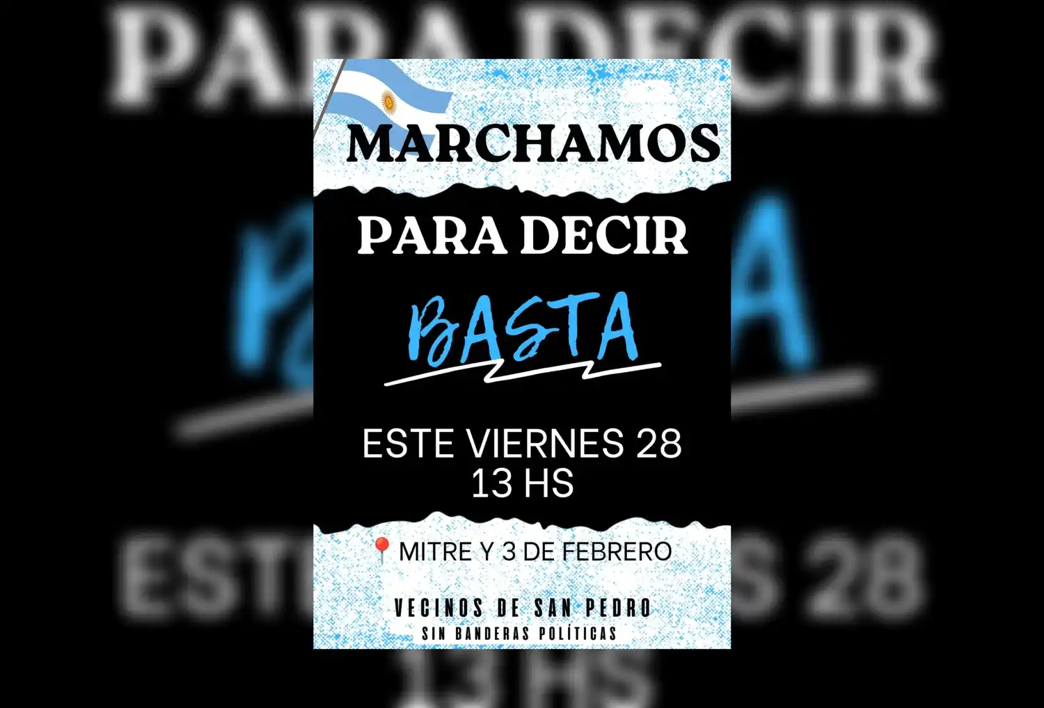 Comerciantes convocan a una marcha para manifestar el malestar social y económico