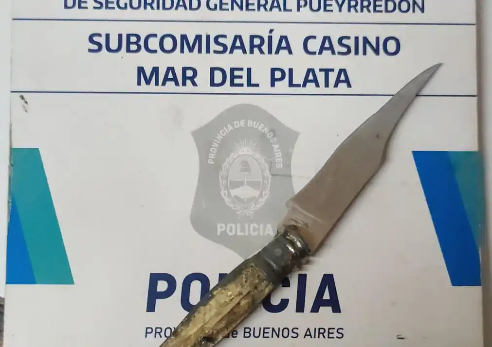 La navaja fue secuestrada en poder del menor de 15.