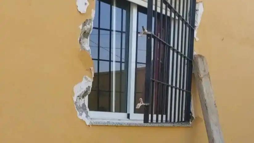 Los ladrones rompieron una reja