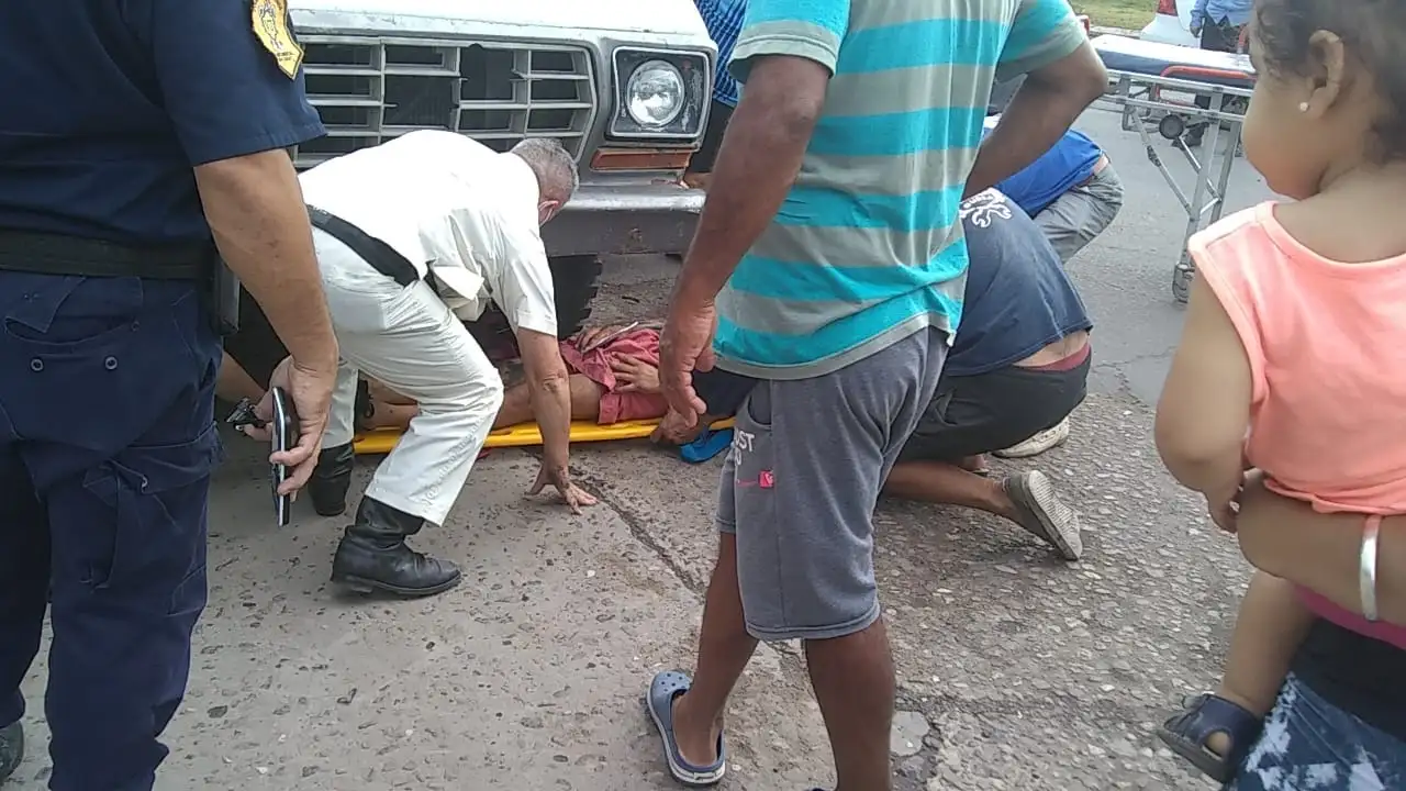 Imagen del accidente en  Rotonda Norte.