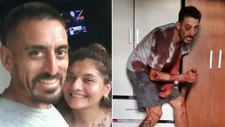 Asesinó a su novia de 25 puñaladas, lo encontraron junto al cuerpo con un cuchillo y le pidió a la Policía que lo maten
