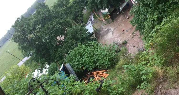 Se derrumbó una vivienda en el Bajo Cementerio
