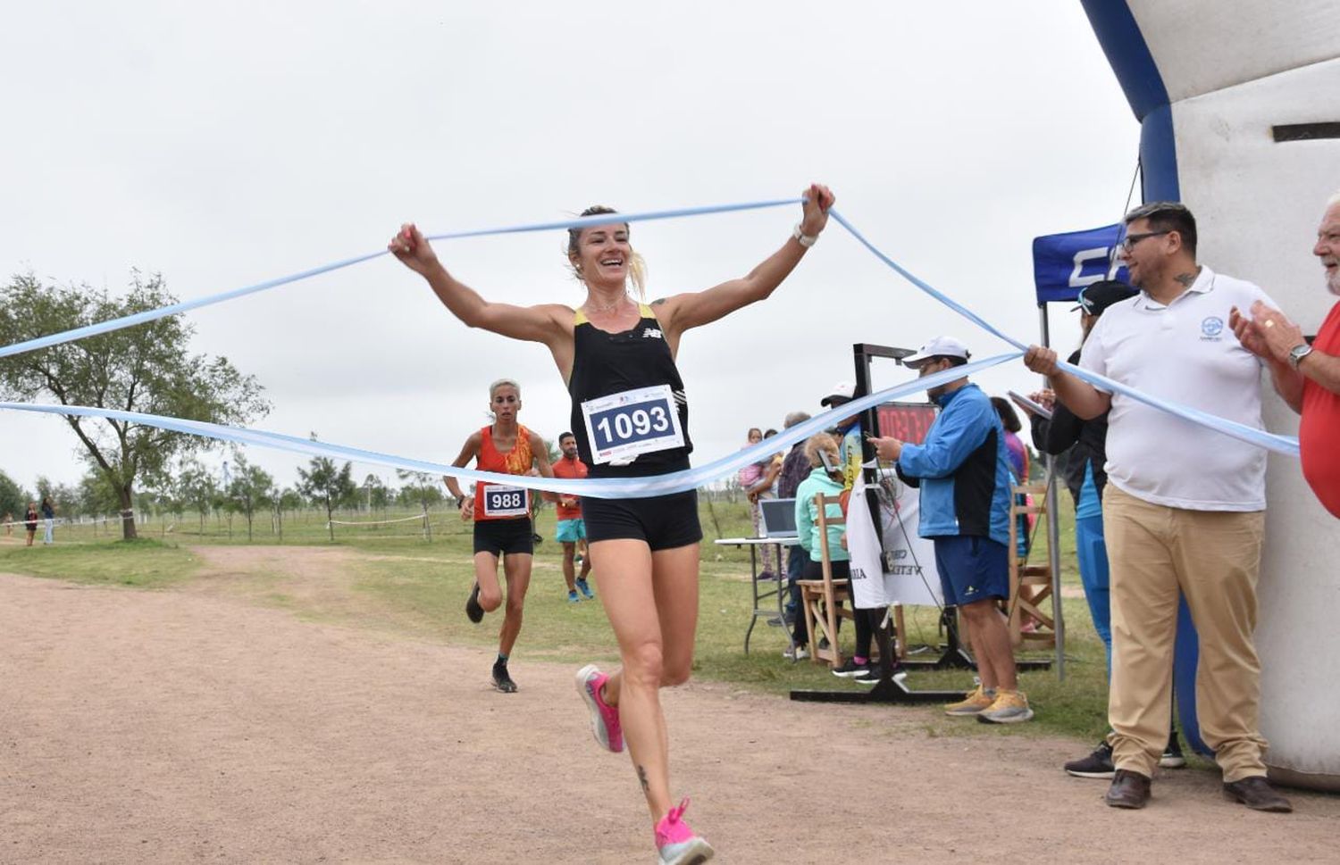 Urrutia, ganadora en Olavarría. (Foto de Andrés Arouxet).