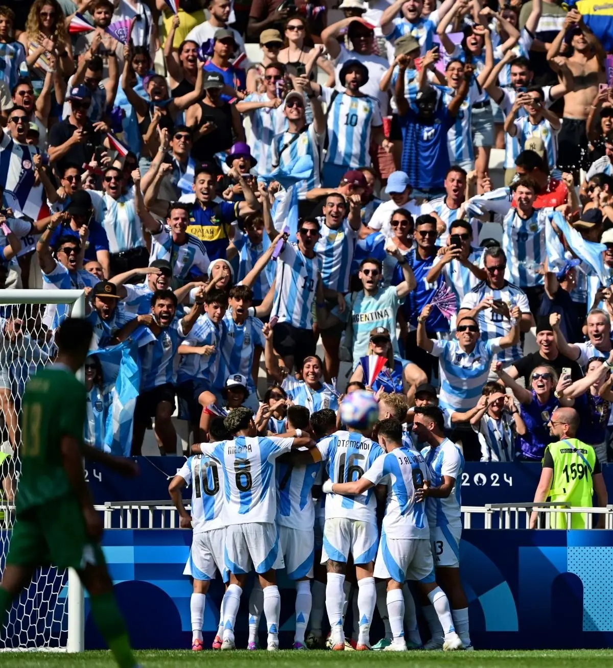 Argentina le ganó a Irak y apuesta a pasar de fase en los Juegos Olímpicos