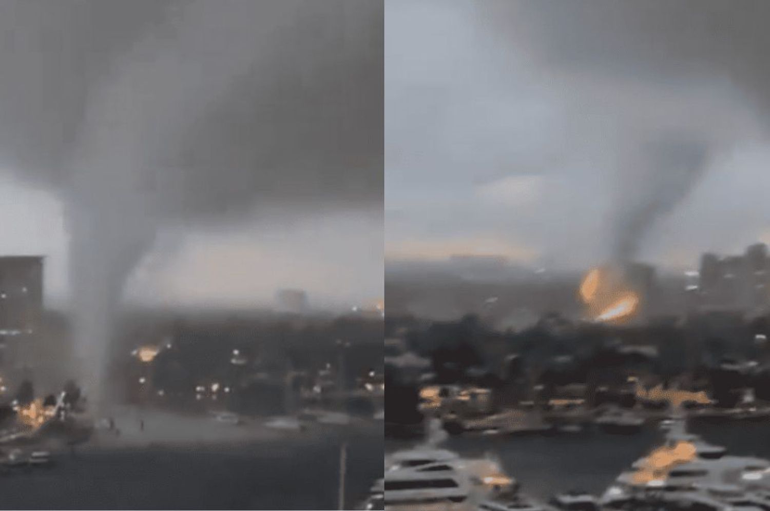 Imágenes del tornado