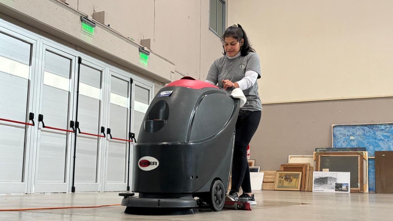 El municipio adquirió nuevo equipamiento para el mantenimiento del Superdomo