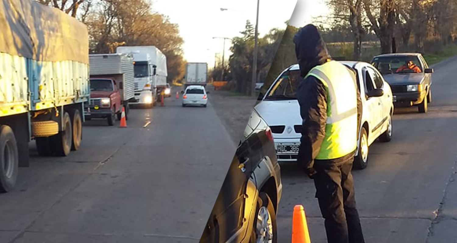 Trasladaron el puesto de control de acceso por ruta 191 y el nuevo operativo comenzó este lunes