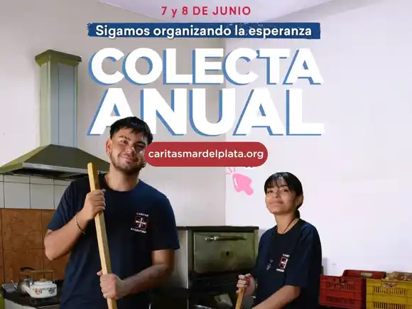 Bajo el lema "Sigamos organizando la esperanza", Cáritas lanzó su colecta anual