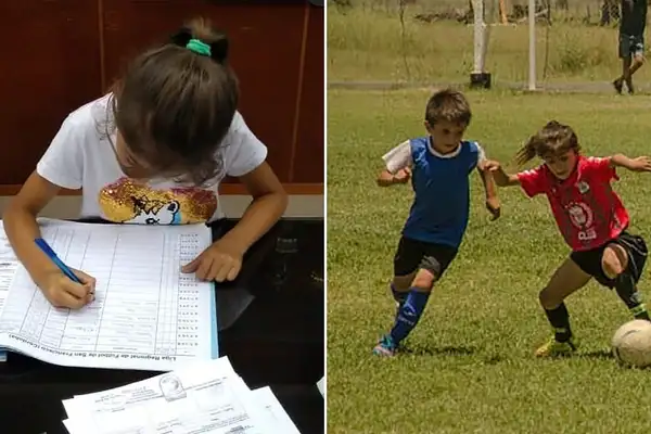 Martina Raspo iba a jugar al fútbol en un equipo de varones, pero su debut está trabado 