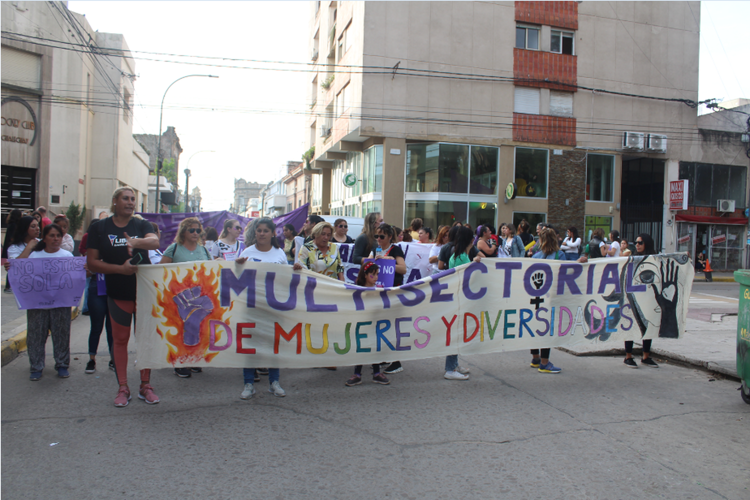 Realizaron una nueva marcha bajo la consigna “Ni Una Menos”