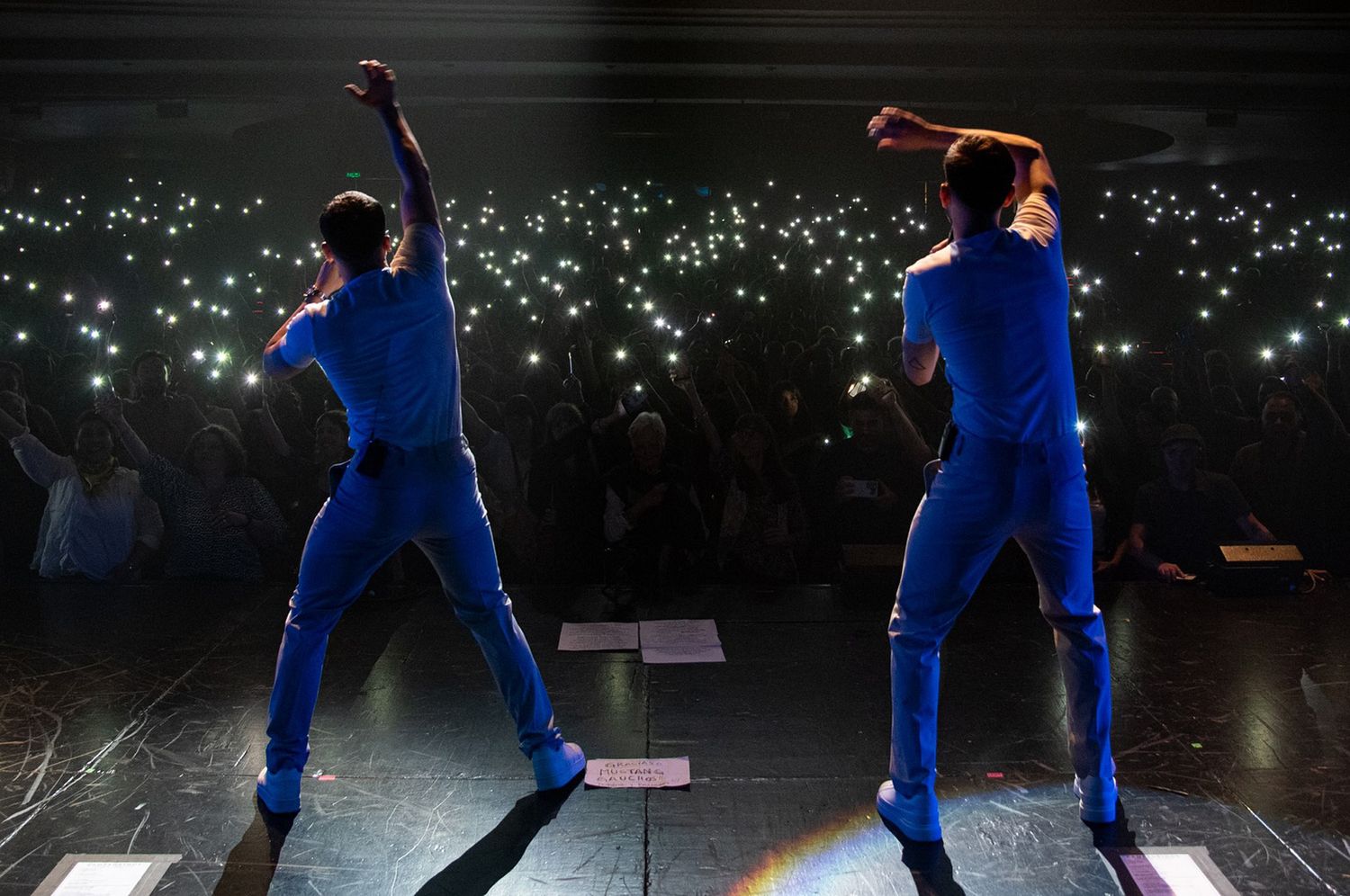 Los Campedrinos se presentaron en el Teatro Opera a sala llena. Foto: Instagram Campedinos