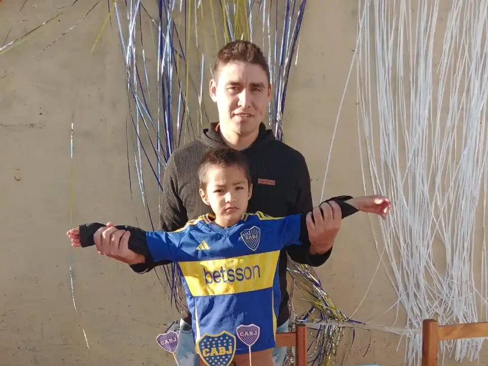 El hermano de Martín destacó la evolución y difundió esta foto.