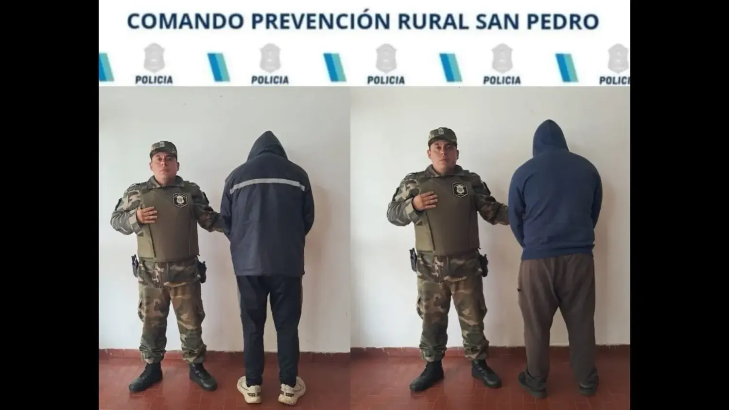 Cazaban con galgos en un campo y fueron aprehendidos por la Policía Rural