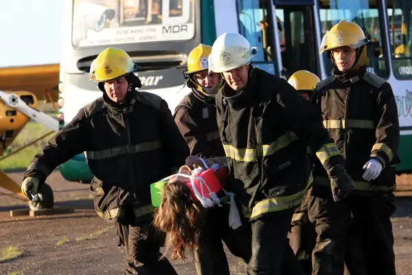 Médicos, enfermeros, bomberos y policías en el Tercer Congreso de Emergentología 