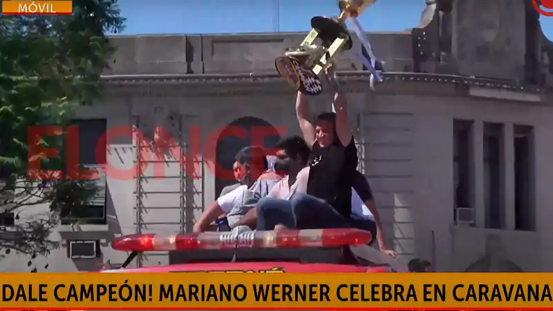 "Feliz de traer la Copa a Entre Ríos",las palabras de Werner