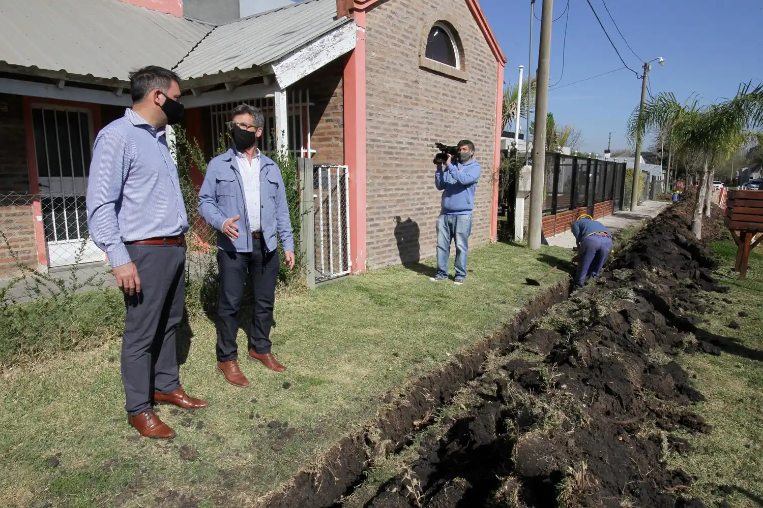 Ampliarán un 30% más la red de gas de Pueblo Belgrano