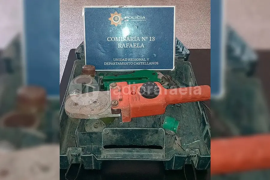 Gracias al centro de monitoreo, recuperaron una termofusora para caños robada
