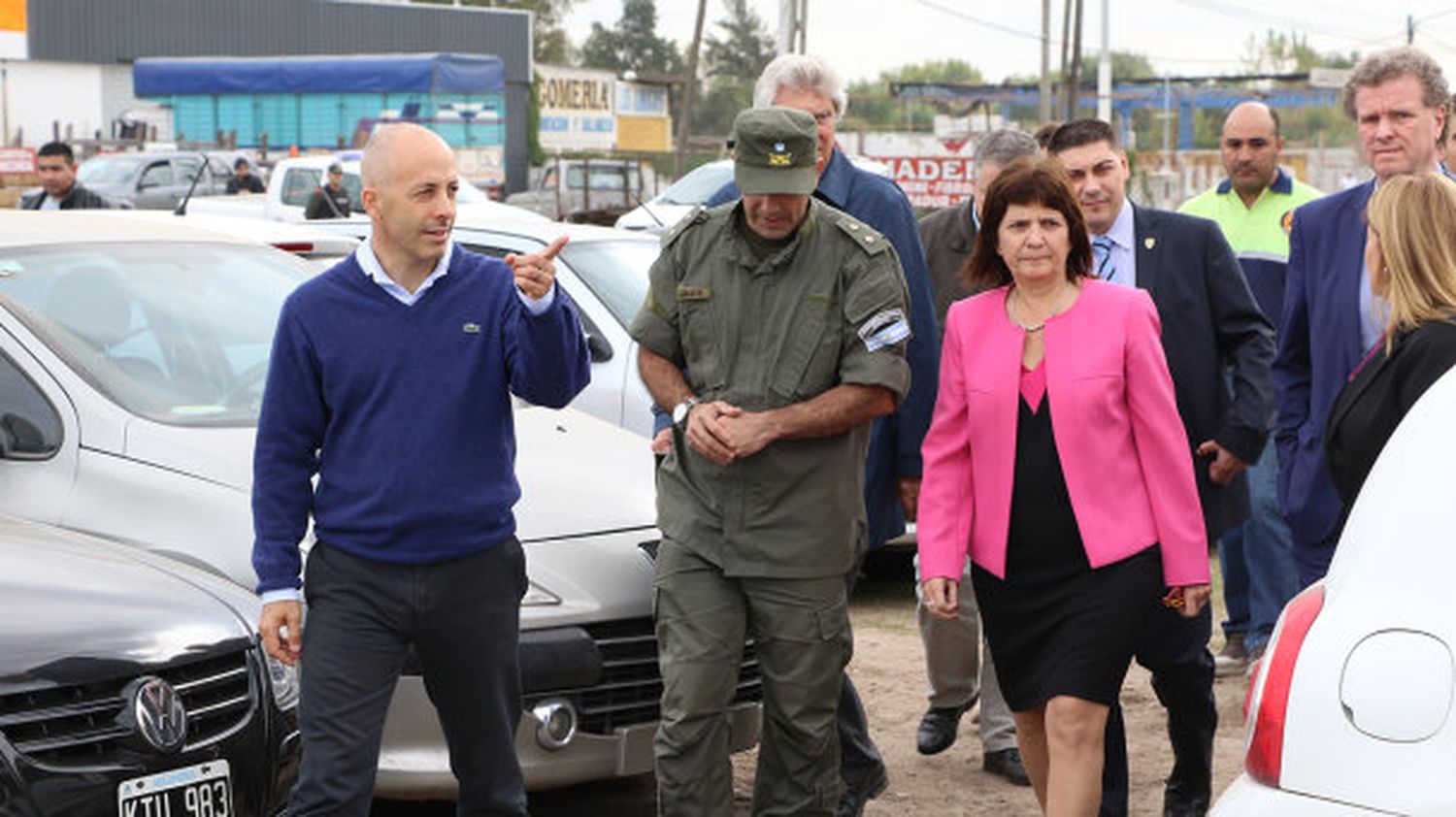 Ducoté recibió a Patricia Bullrich y recorrieron distintos puntos en Pilar
