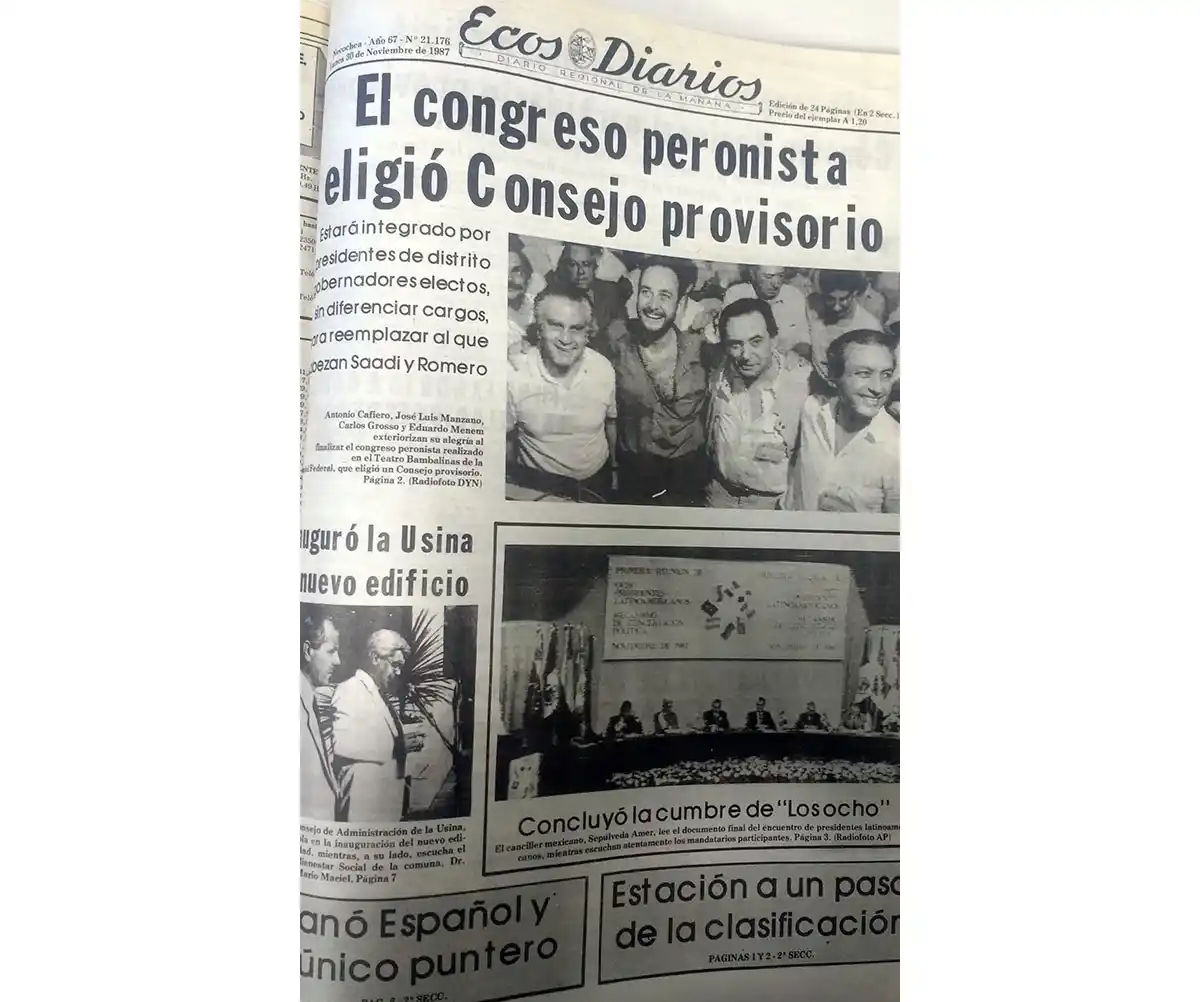 Lunes 30 de noviembre de 1987