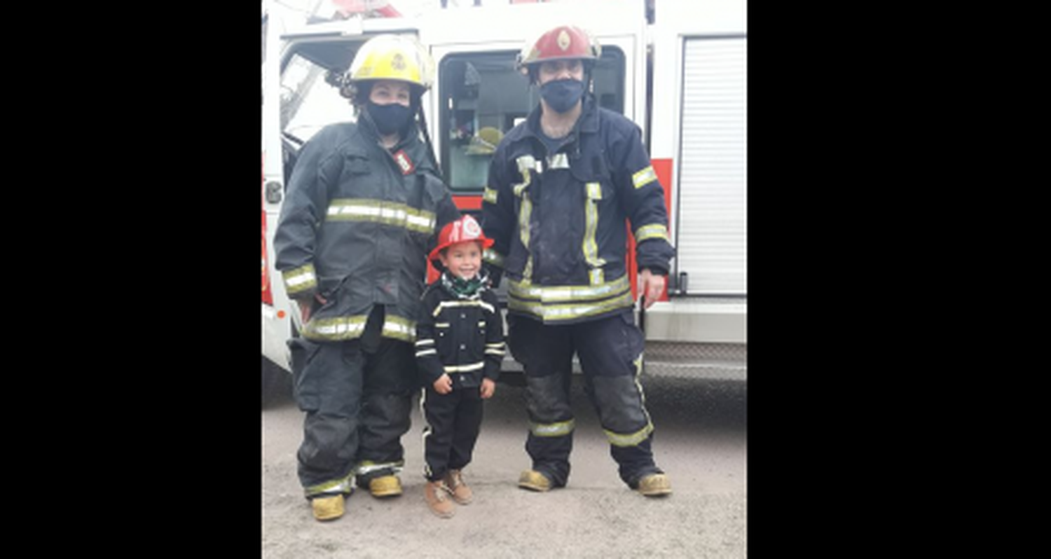 Agradecimiento a Bomberos