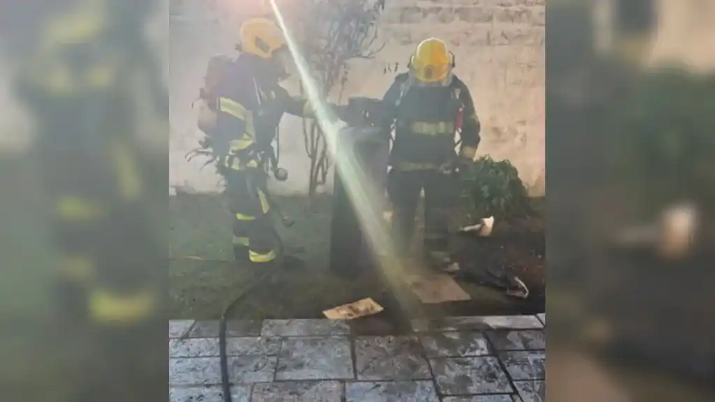 Controlaron principio de incendio durante cambio de garrafa en una vivienda