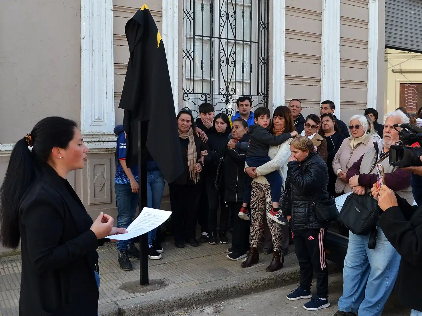 Sol Farías, de Estrellas Amarillas Gualeguay, expresó conceptos en la ocasión.