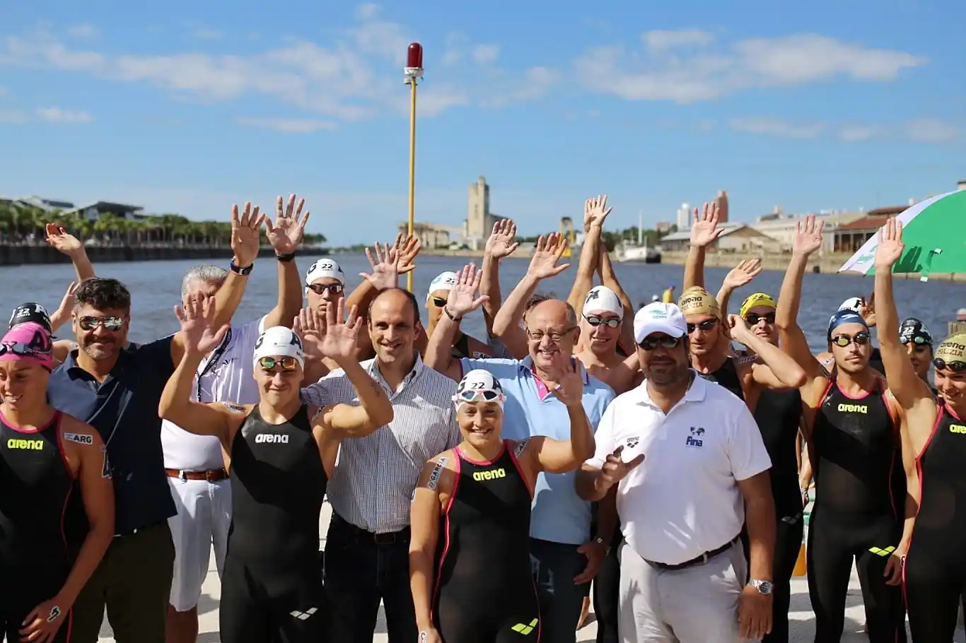 Maratón: “Estamos para apoyar, en las buenas y en la adversidad también”, dijo Corral