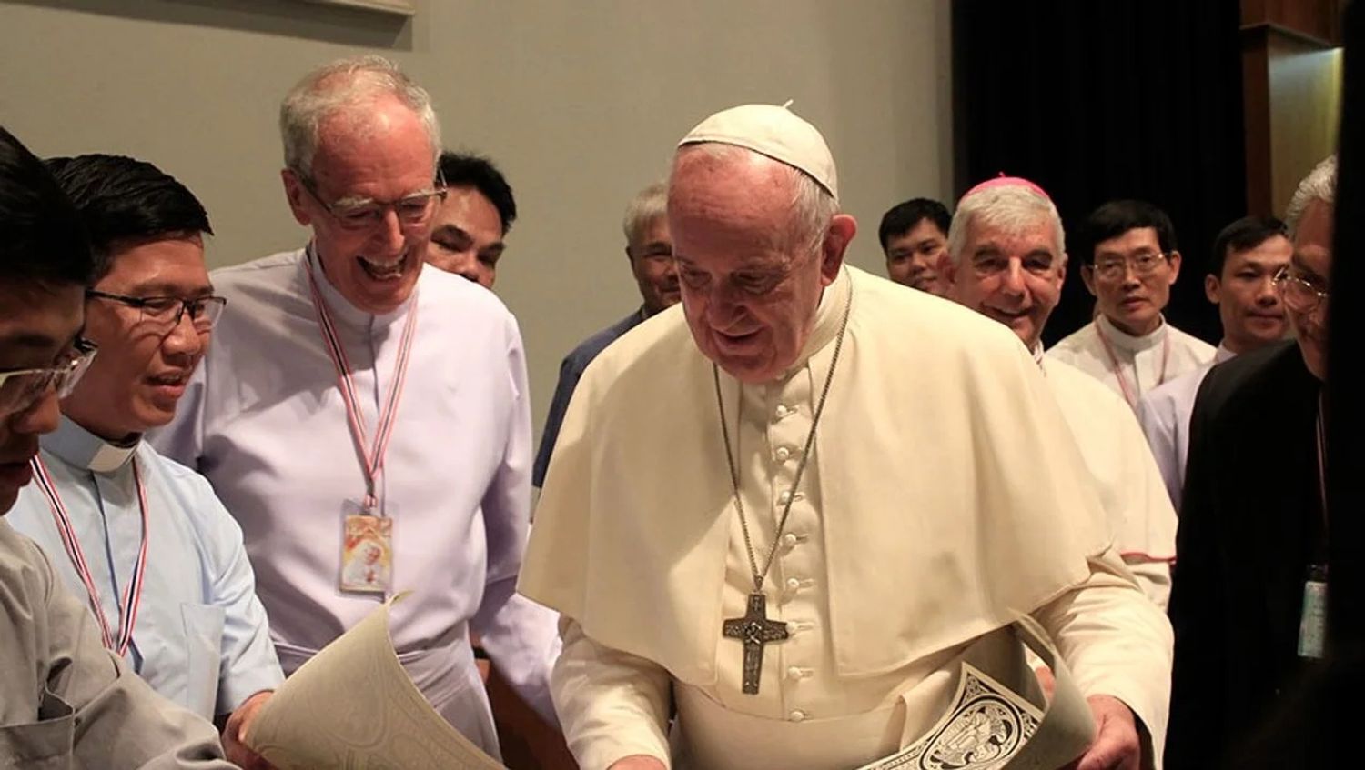 Francisco en Nueva Guinea. (Foto Vatican News).